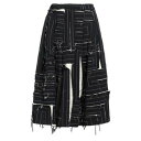 【送料無料】 コムデギャルソン レディース スカート ボトムス Midi skirts Black