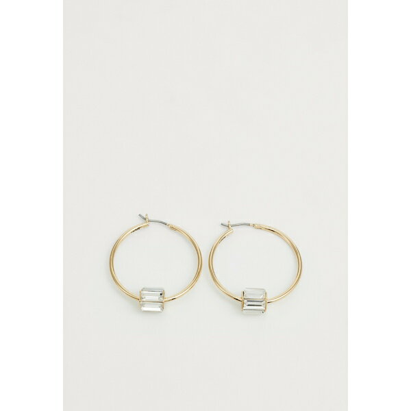ダナ キャラン ニューヨーク レディース ピアス&イヤリング アクセサリー BAGUETTE RONDELLE HOOP - Earrings - gold-coloured