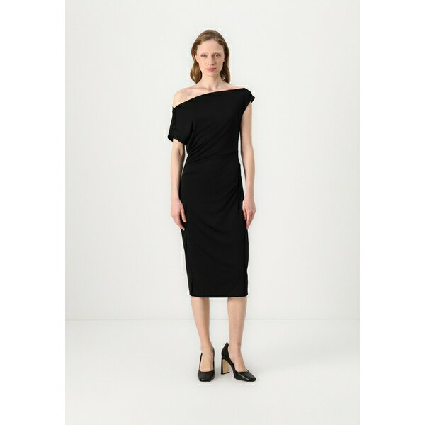 ボス レディース ワンピース トップス ETRIMI - Jersey dress - black