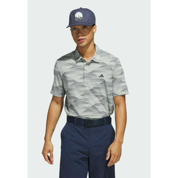アディダス メンズ サンダル シューズ ULTIMATE365 SPEED STRIPE - Polo shirt - silver collegiate navy