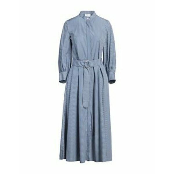 【送料無料】 アクリス レディース ワンピース トップス Midi dresses Blue
