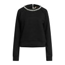 【送料無料】 ヌメロ ヴェントゥーノ レディース パーカー・スウェットシャツ アウター Sweatshirts Black