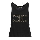 【送料無料】 エリザベスフランキ レディース カットソー トップス Tank tops Black