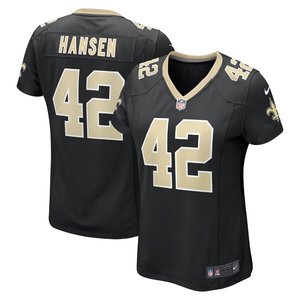 ʥ ǥ ˥ե ȥåץ Chase Hansen New Orleans Saints Nike Women's Game Jersey Black