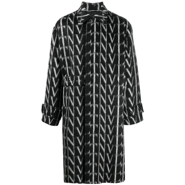 ヴァレンティノ メンズ アウター VLTN コート 0NI BLACK WHITE