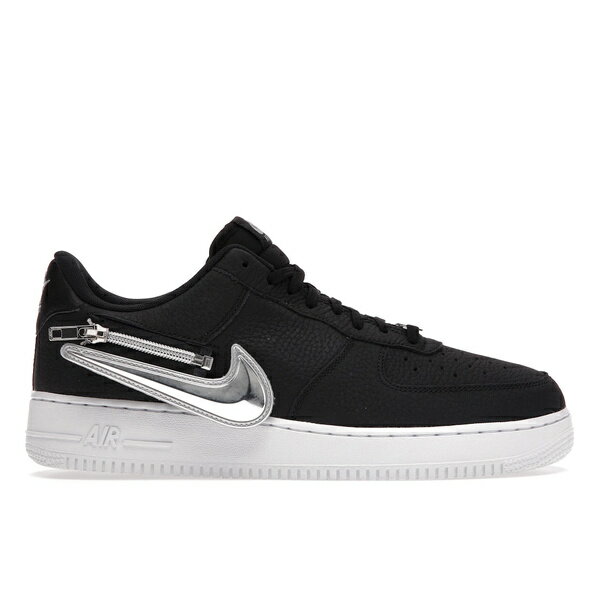 Nike ナイキ メンズ スニーカー 【Nike Air Force 1 Low】 サイズ US_10.5(28.5cm) Zip Swoosh Black 1