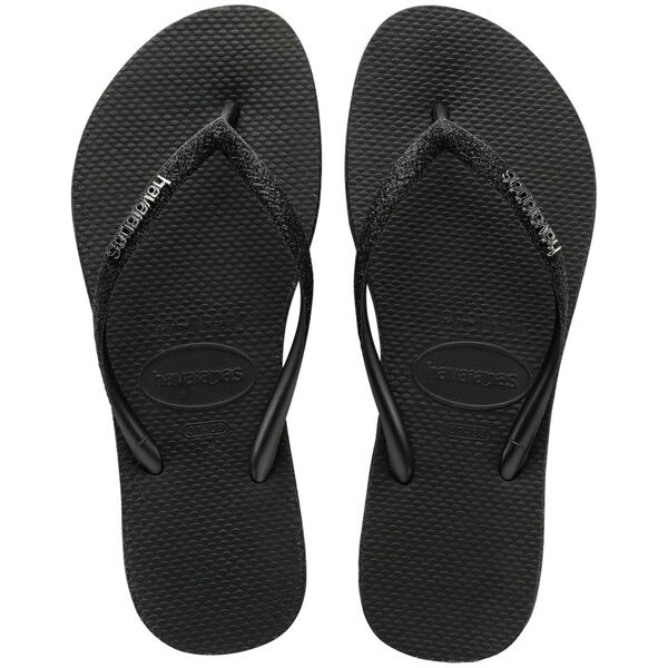 ハワイアナス 【送料無料】 ハワイアナス レディース サンダル シューズ Havaianas Slim Spark Ld33 Black