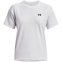 【送料無料】 アンダーアーマー レディース Tシャツ トップス Ess Stretch Tee Ld33 Wht/Blk