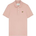 【送料無料】 ライルアンドスコット メンズ ポロシャツ トップス Basic Short Sleeve Polo Shirt HuttonPink W868