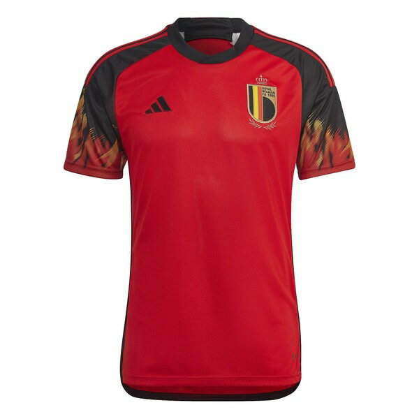 yz AfB_X Y Vc gbvX Belgium Home Shirt 2022 2023 Adults Red/Black