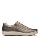 【送料無料】 クラークス レディース スニーカー シューズ Clarks Nalle Lace Ld00 Bronze Metallic