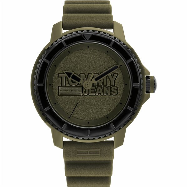 【送料無料】 トミー ヒルフィガー レディース 腕時計 アクセサリー Gents Tommy Jeans Watch Green