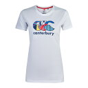 【送料無料】 カンタベリー レディース Tシャツ トップス Uglies Tee Ld31 White