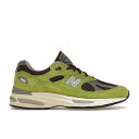 New Balance ニューバランス メンズ スニーカー 【New Balance 991v2 MiUK Danille Cathari Matcha】 サイズ US_5.5(23.5cm) Pistacho/Chocolate Brown