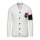 【送料無料】 ゴールデングース メンズ カーディガン アウター Cardigans White