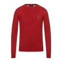 【送料無料】 アクアスキュータム メンズ ニット&セーター アウター Sweaters Red