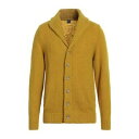 【送料無料】 フェデーリ メンズ カーディガン アウター Cardigans Yellow(4)