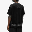 マスターマインド・ジャパン メンズ Tシャツ トップス mastermind JAPAN Velour T-Shirt Black