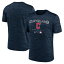 ʥ  T ȥåץ Cleveland Guardians Nike Authentic Collection Velocity Practice Performance TShirt Navy