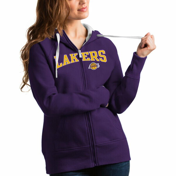 アンティグア レディース パーカー・スウェットシャツ アウター Los Angeles Lakers Antigua Women's T..