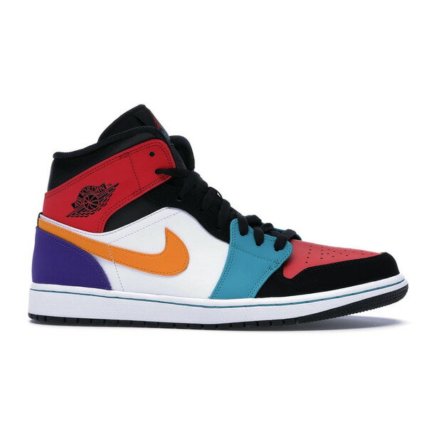 Jordan ジョーダン メンズ スニーカー 【Jordan 1 Mid Bred Multi-Color】 サイズ US_M_14 White/University Red-Black-Turbo Green