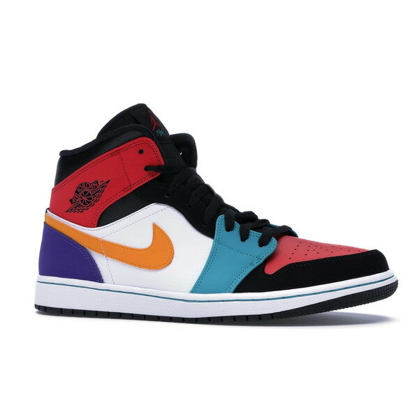 Jordan ジョーダン メンズ スニーカー 【Jordan 1 Mid Bred Multi-Color】 サイズ US_M_14 White/University Red-Black-Turbo Green