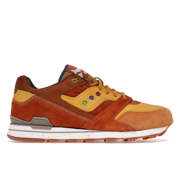 Saucony サッカニー メンズ スニーカー 【Saucony Courageous Feature Belgian Waffle】 サイズ US_12(30.0cm) Yellow/Brown