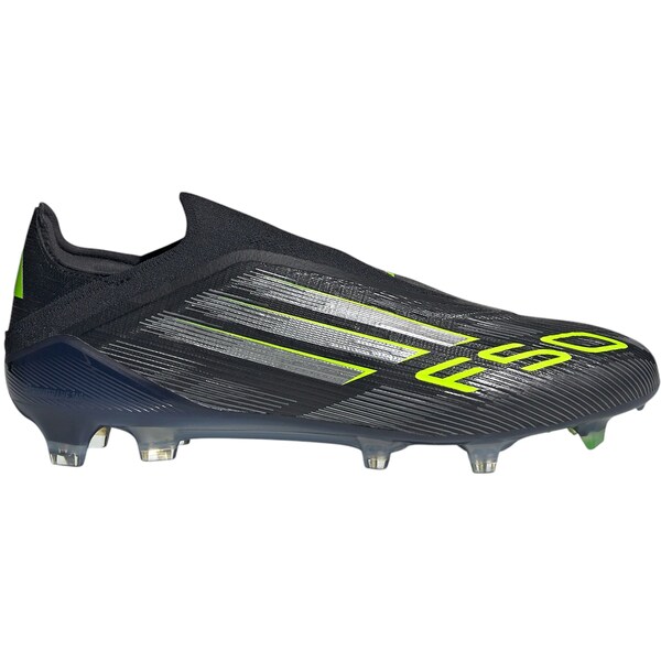 adidas アディダス メンズ スニーカー 【adidas F50 Elite Laceless FG Core Black Iron Metallic Lucid Lemon】 サイズ US_9.5(27.5cm) Core Black/Iron Metallic/Lucid Lemon