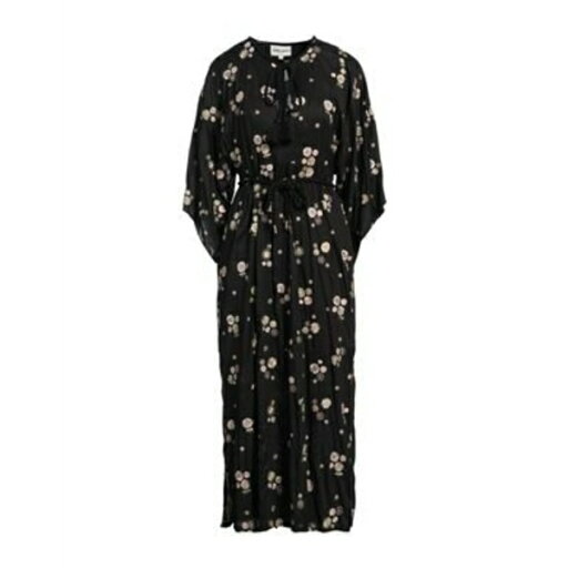 【送料無料】 アンティックバティック レディース ワンピース トップス Midi dresses Black 【送料無料】 アンティックバティック レディース ワンピース トップス Midi dresses Black