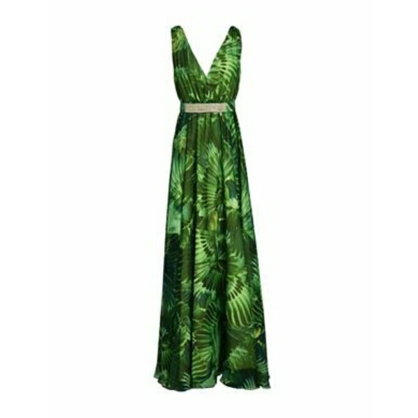 【送料無料】 アレッサンドロ レゴラ レディース ワンピース トップス Maxi dresses Green