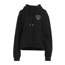 【送料無料】 ディースクエアード レディース パーカー・スウェットシャツ アウター Sweatshirts Black(4)