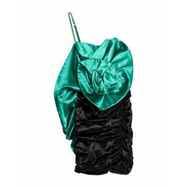 【送料無料】 エリザベスフランキ レディース ワンピース トップス Mini dresses Green