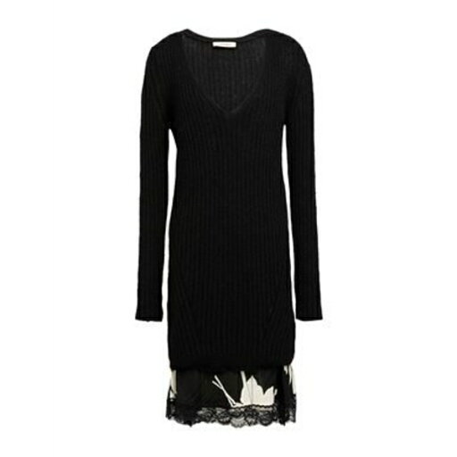 【送料無料】 ツインセット レディース ワンピース トップス Mini dresses Black 【送料無料】 ツインセット レディース ワンピース トップス Mini dresses Black