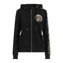 【送料無料】 ロベルトカヴァリ レディース パーカー・スウェットシャツ アウター Sweatshirts Black
