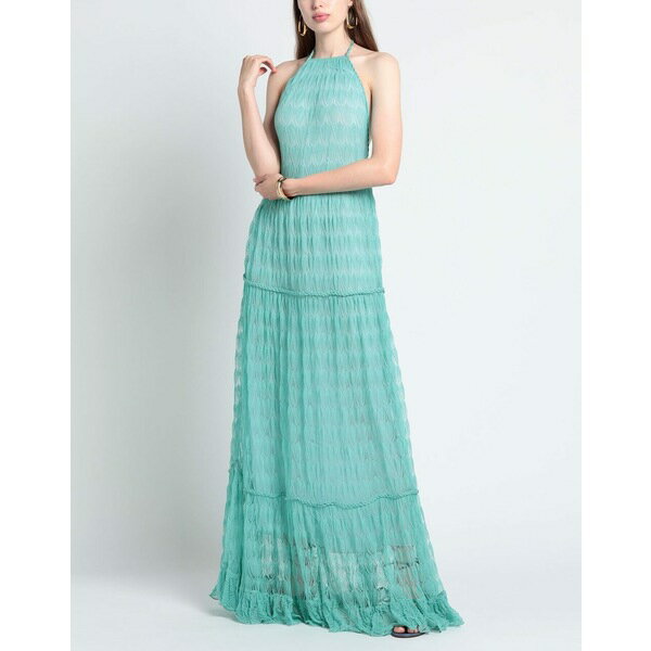 ミッソーニ MISSONI レディース ワンピース トップス Long dresses Light green