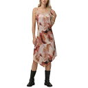 フライ レディース ワンピース トップス Women's Lace Trimmed Cami Asymmetrical Dress Peyote Combo