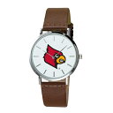 W[fB Y rv ANZT[ Louisville Cardinals Plexus Leather Watch -