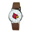 ジャーディン メンズ 腕時計 アクセサリー Louisville Cardinals Plexus Leather Watch -