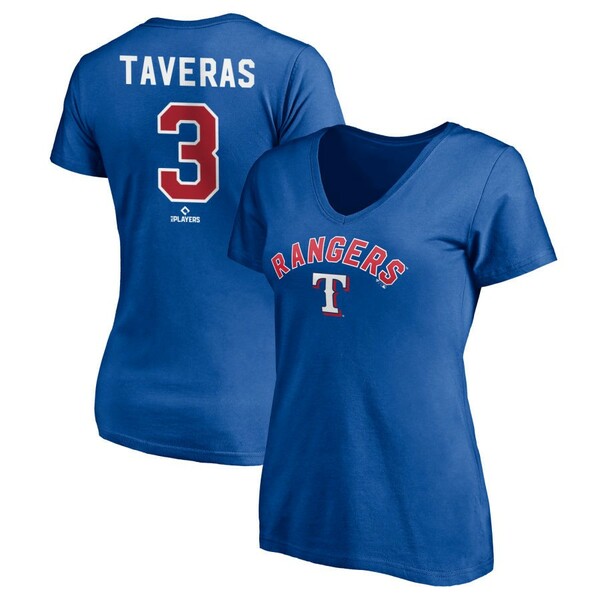 ファナティクス レディース Tシャツ トップス Texas Rangers Fanatics Branded Women 039 s Personalized Winning Streak Name Number VNeck TShirt Royal