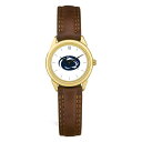 ジャーディン レディース 腕時計 アクセサリー Penn State Nittany Lions Women's Medallion Leather Watch -