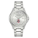 uo Y rv ANZT[ Ohio State Buckeyes Bulova Stainless Steel Classic Sport Watch -