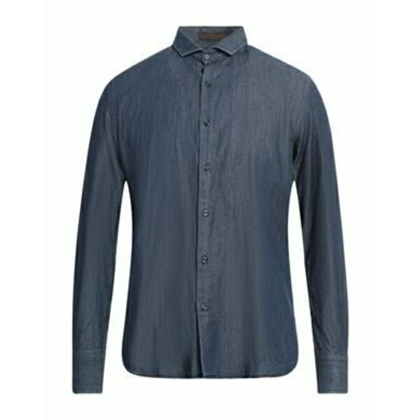 【送料無料】 ラボラトーリ イタリアーニ メンズ シャツ トップス Denim shirts Blue