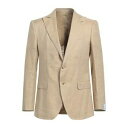 【送料無料】 カルーゾ メンズ ジャケット&ブルゾン アウター Blazers Beige