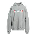 【送料無料】 ヴェトモン メンズ パーカー・スウェットシャツ アウター Sweatshirts Grey