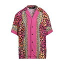 【送料無料】 ロベルトカヴァリ メンズ シャツ トップス Shirts Pink