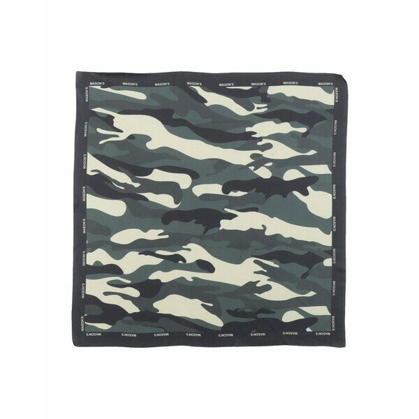 【送料無料】 メイソンズ メンズ マフラー・ストール・スカーフ アクセサリー Scarves Green