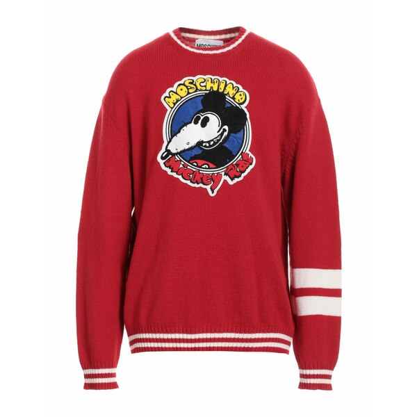 【送料無料】 モスキーノ メンズ ニット&セーター アウター Sweaters Red