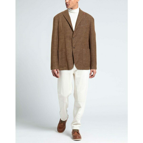 【送料無料】 ベルネーゼ ミラノ メンズ ジャケット＆ブルゾン アウター Blazers Beige