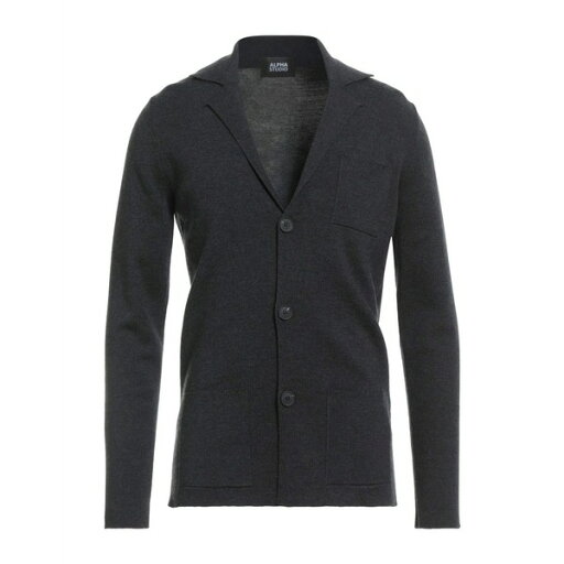 【送料無料】 アルファス テューディオ メンズ カーディガン アウター Cardigans Grey 【送料無料】 アルファス テューディオ メンズ カーディガン アウター Cardigans Grey