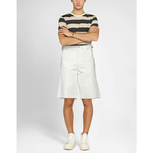 【送料無料】 ジル・サンダー メンズ デニムパンツ ボトムス Denim shorts White